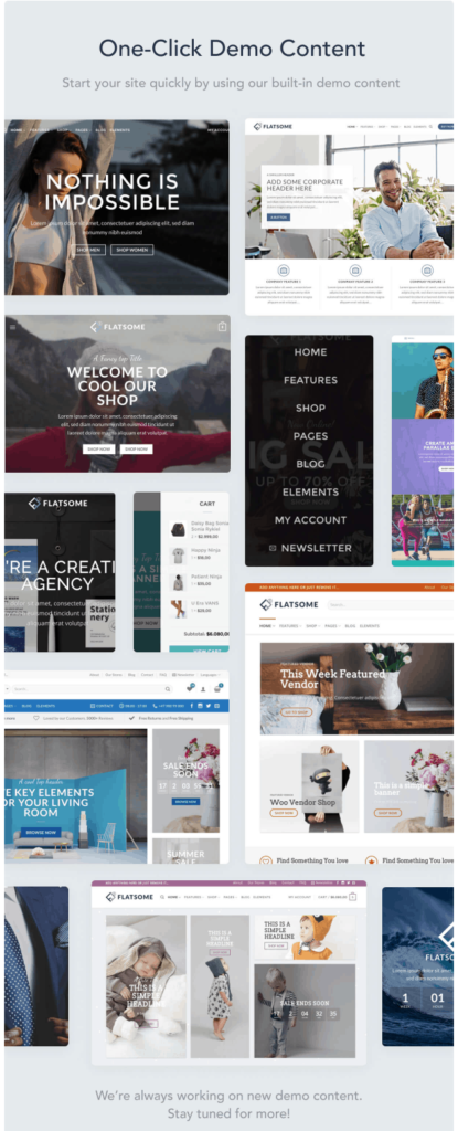 flatsome demo content